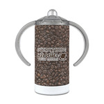 Coffee Addict 12 oz Stainless Steel Sippy Cup