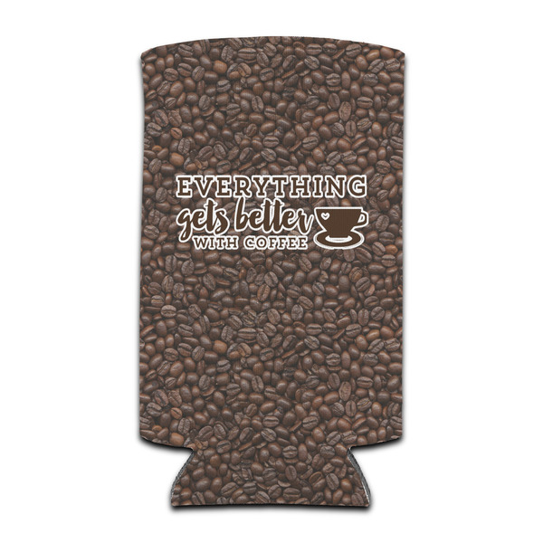 Custom Coffee Addict Can Cooler (tall 12 oz)
