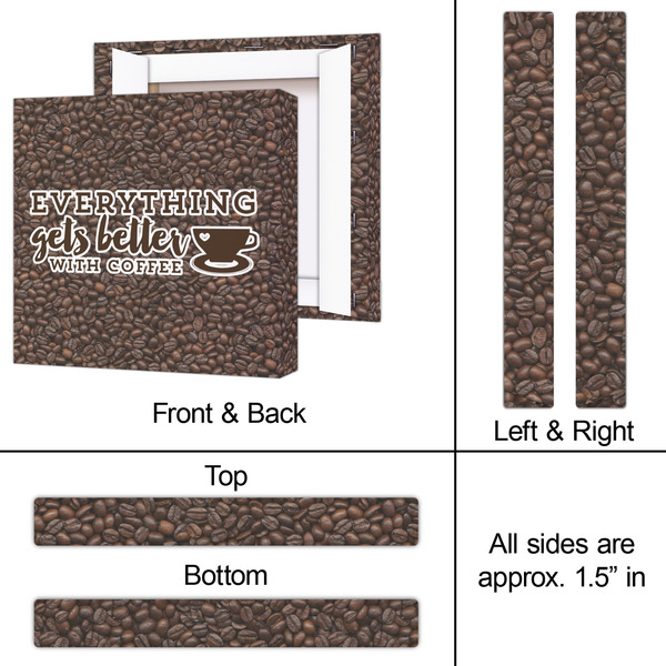 Coffee Addict 12x12 - Canvas Print - Approval