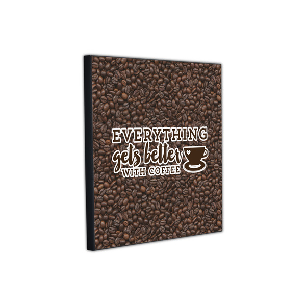 Coffee Addict 12x12 Wood Print - Angle View