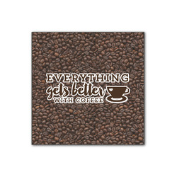 Coffee Addict Wood Print - 12x12