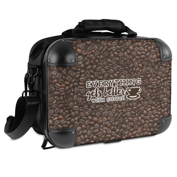 Custom Coffee Addict Hard Shell Briefcase - 15"