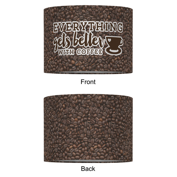 Coffee Addict 16" Drum Lampshade - APPROVAL (Fabric)