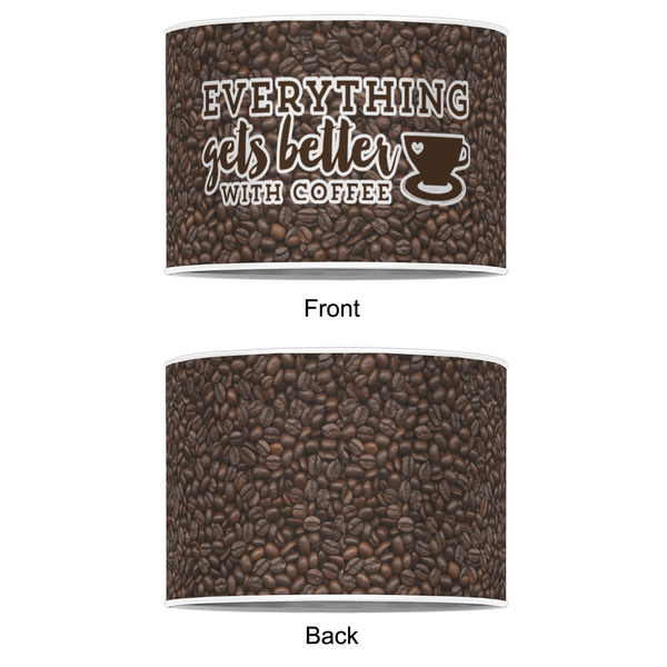 Coffee Addict 16" Drum Lampshade - APPROVAL (Poly Film)