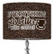 Coffee Addict 16" Drum Lamp Shade - Fabric