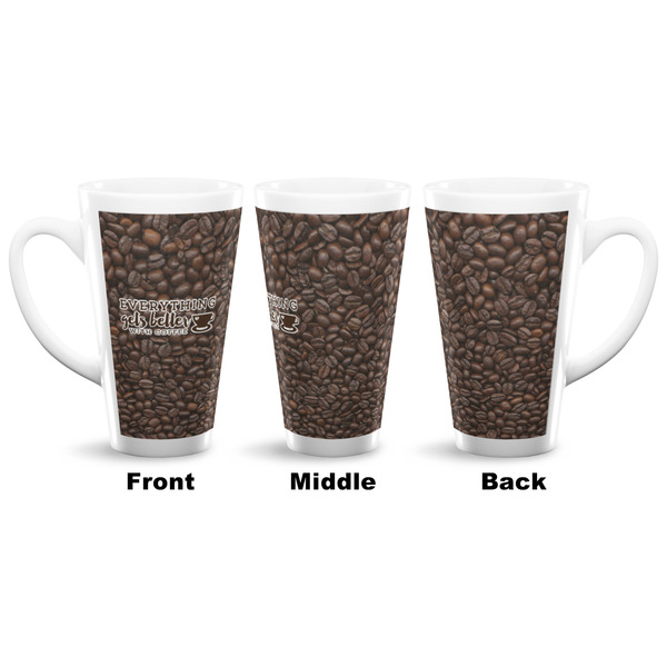 Coffee Addict 16 Oz Latte Mug - Approval
