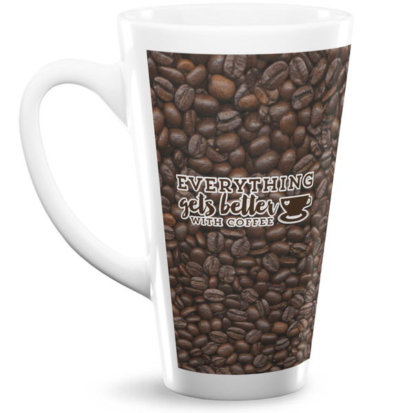 Custom Coffee Addict 16 Oz Latte Mug