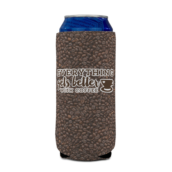 Coffee Addict 16oz Can Sleeve - FRONT (on can)