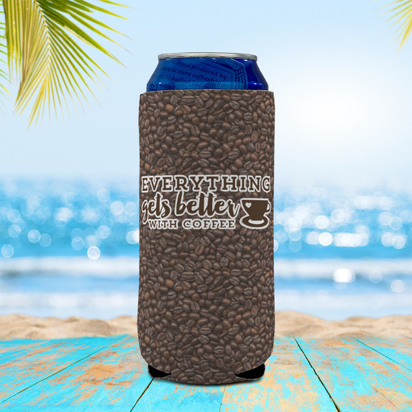 Coffee Addict 16oz Can Sleeve - LIFESTYLE