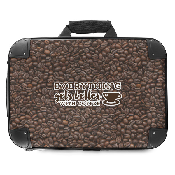 Custom Coffee Addict Hard Shell Briefcase - 18"