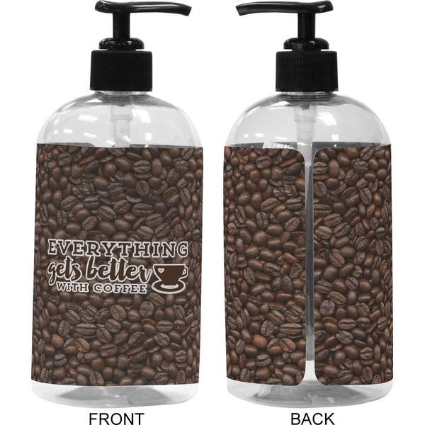 Coffee Addict 2 16 oz Plastic Liquid Dispenser (Approval)