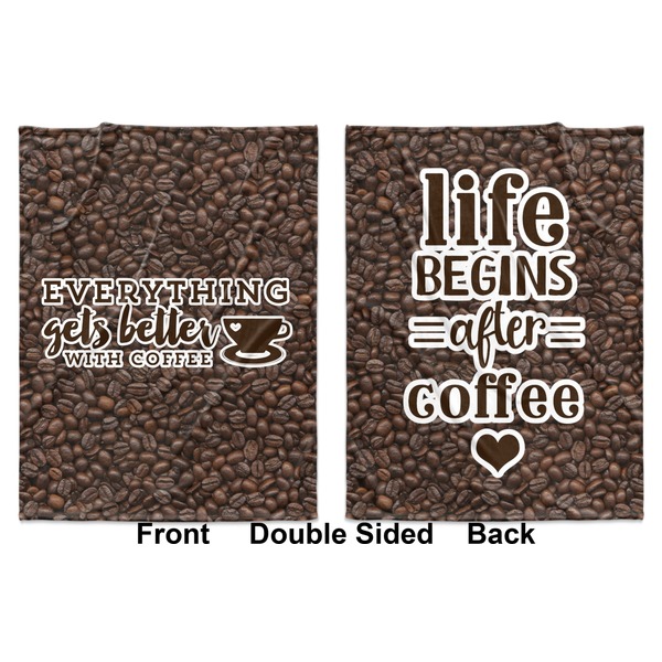 Coffee Addict 2 Baby Blanket (Double Sided - Printed Front and Back)