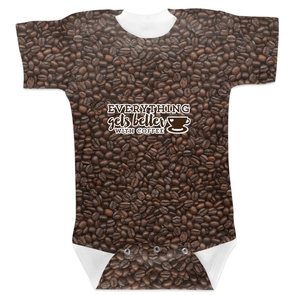 Custom Coffee Addict Baby Bodysuit 0-3