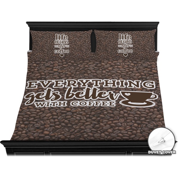 Coffee Addict 2 Bedding Set (King) - Duvet