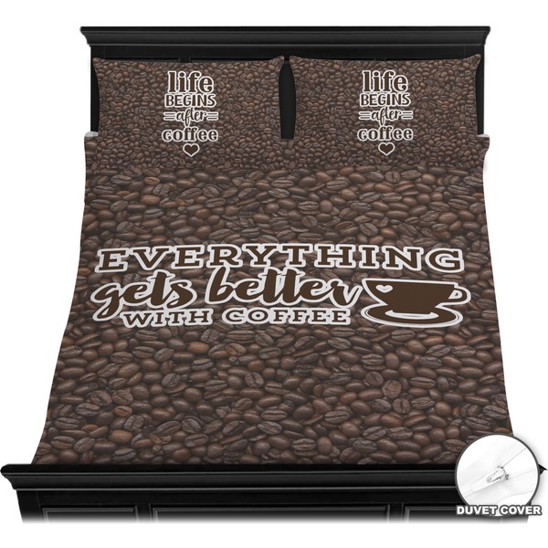 Coffee Addict 2 Bedding Set (Queen) - Duvet