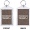 Coffee Addict 2 Bling Keychain (Front + Back)