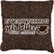 Coffee Addict 2 Burlap Pillow (Personalized)