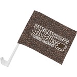 Coffee Addict Car Flag - Small