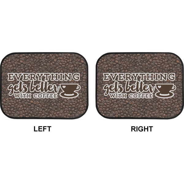 Coffee Addict 2 Car Floor Mats (Back Seat) (Approval)