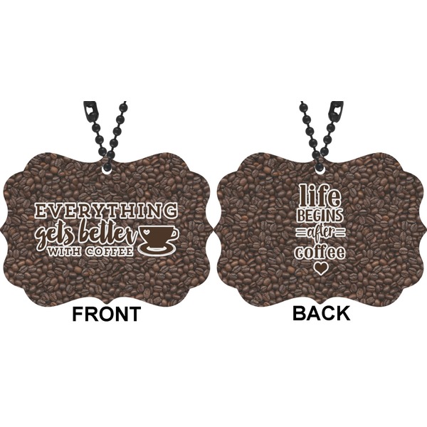 Coffee Addict 2 Car Ornament (Approval)