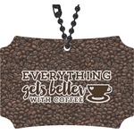 Coffee Addict Rear View Mirror Ornament