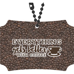 Coffee Addict Rear View Mirror Ornament