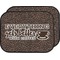 Coffee Addict Car Floor Mats (Back Seat)