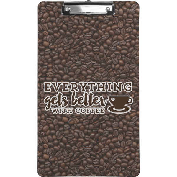Custom Coffee Addict Clipboard (Legal Size)