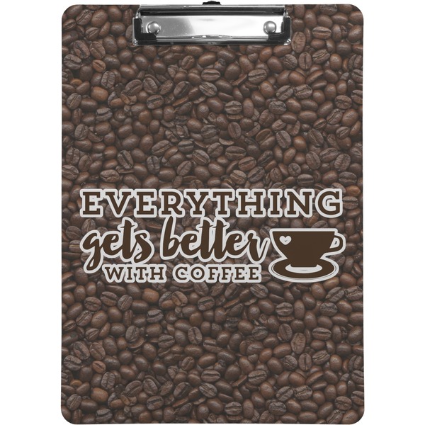 Custom Coffee Addict Clipboard (Letter Size)