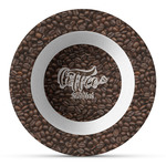 Coffee Addict Plastic Bowl - Microwave Safe - Composite Polymer (Personalized)