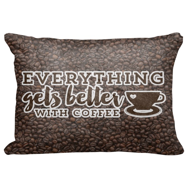 Custom Coffee Addict Decorative Baby Pillowcase - 16"x12"