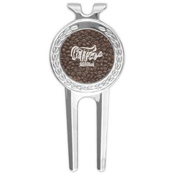 Coffee Addict Golf Divot Tool & Ball Marker (Personalized)