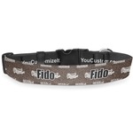 Coffee Addict Deluxe Dog Collar (Personalized)