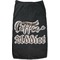 Coffee Addict Black Pet Shirt (Personalized)