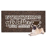 Coffee Addict Dog Towel