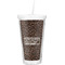 Coffee Addict 2 Double Wall Tumbler with Straw (Personalized)