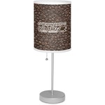 Coffee Addict Lamp with Drum Shade