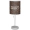 Coffee Addict Lamp with Drum Shade