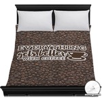 Coffee Addict Duvet Cover - Full / Queen