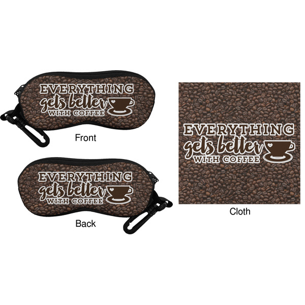 Coffee Addict 2 Eyeglass Case & Cloth (Approval)