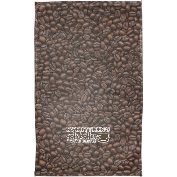 Coffee Addict 2 Finger Tip Towel - Full View