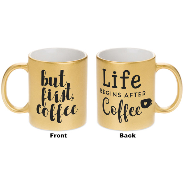 Coffee Addict 2 Gold Mug - Apvl