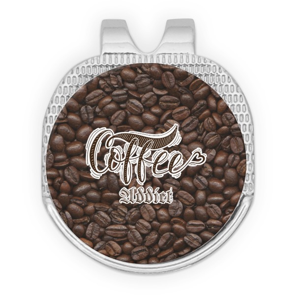 Coffee Addict 2 Golf Ball Hat Clip Marker - Apvl