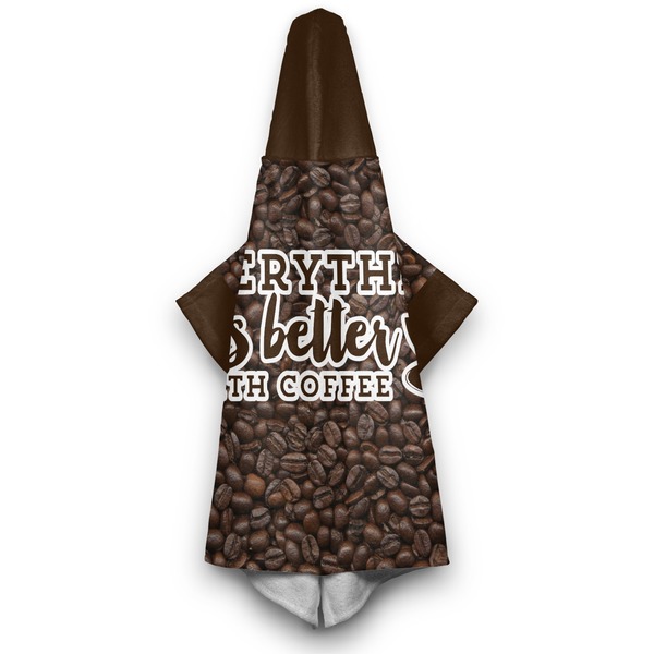 Coffee Addict 2 Hooded Towel - Hanging
