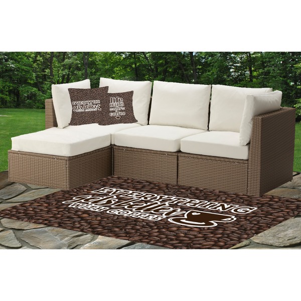 Coffee Addict 2 Indoor / Outdoor Rug & Cushions