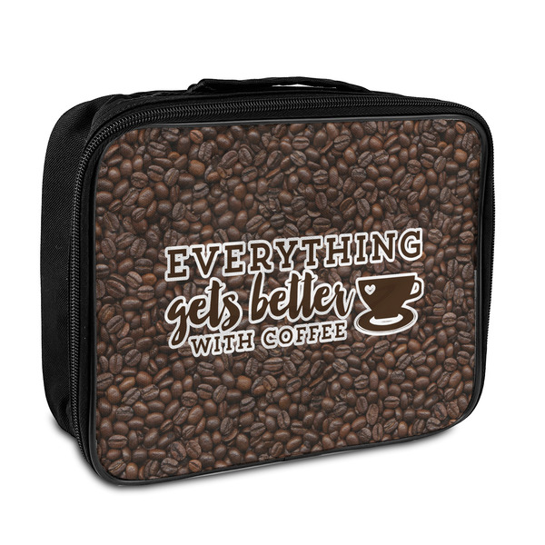 Custom Coffee Addict Insulated Lunch Bag