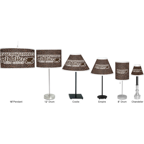 Coffee Addict 2 Lamp Full View Size Comparison