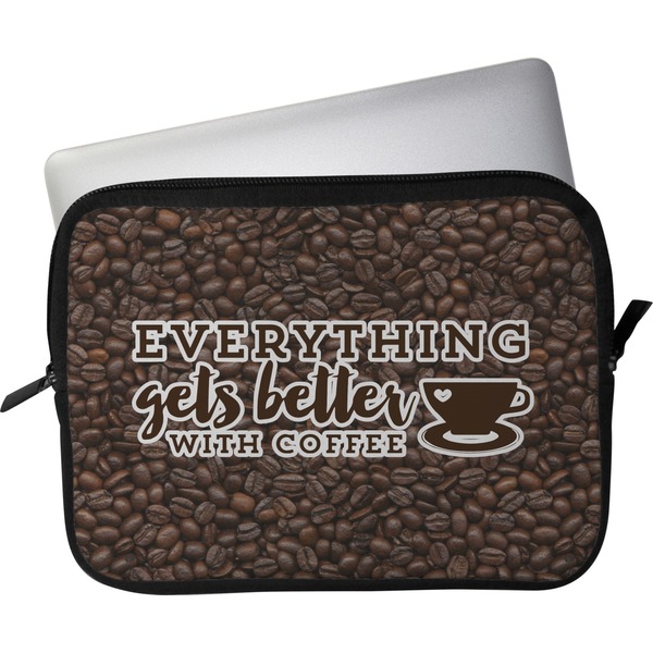 Custom Coffee Addict Laptop Sleeve / Case