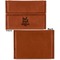 Coffee Addict 2 Leather Business Card Holder Front Back Single Sided - Apvl