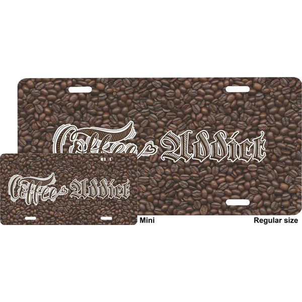 Coffee Addict 2 License Plate (Sizes)
